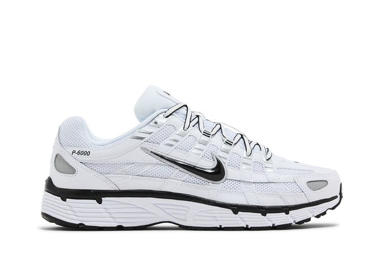Nike P-6000 'White Metallic Silver Black' — White/Metallic Silver/Black/Black (2)
