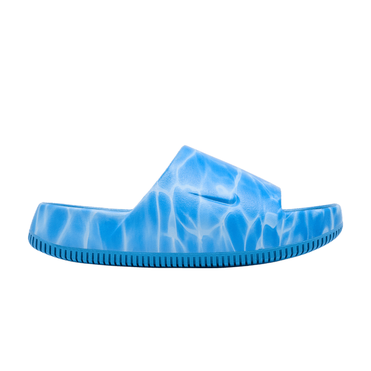 Nike Calm Slide 'Printed - Antarctica Coast' — Coast/Signal Blue/Antarctica/Coast