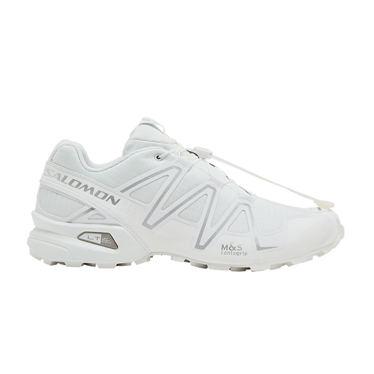 Salomon Speedcross 3 'White Silver' — White/Silver/White