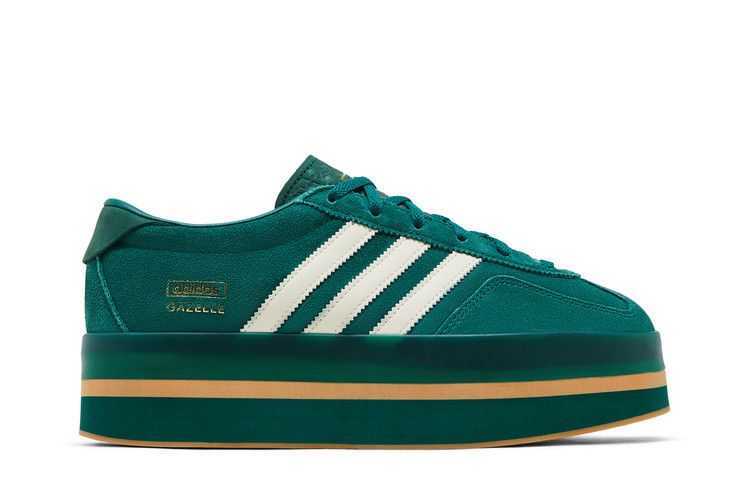 adidas Wmns Gazelle Stack 'Green Cream Gum' — Collegiate Green/Gum/Cream White
