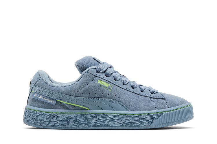BMW M Motorsport x Puma Suede XL 'Blue Wash' — Blue Wash/Fast Yellow