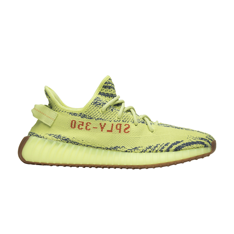 adidas Yeezy Boost 350 V2 'Semi Frozen Yellow' — Semi Frozen Yellow/Raw Steel/Red