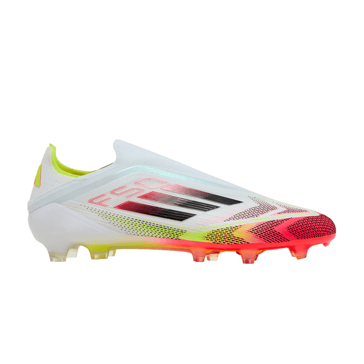 adidas Adizero F50 Elite Laceless FG 'Pure Victory Pack' — Cloud White/Core Black/Solar Yellow