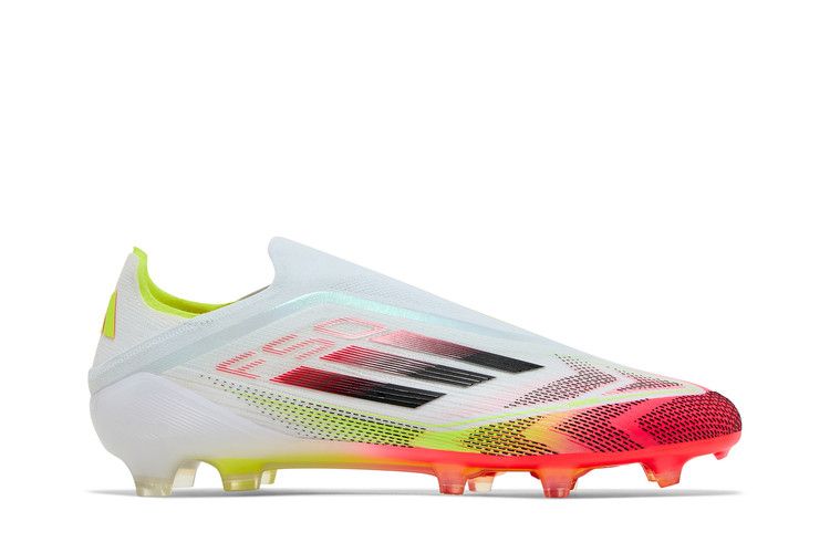 adidas Adizero F50 Elite Laceless FG 'Pure Victory Pack' — Cloud White/Core Black/Solar Yellow