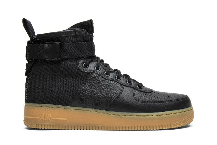 Nike SF Air Force 1 Mid 'Black Gum' — Black/Black-Gum Light Brown (2)