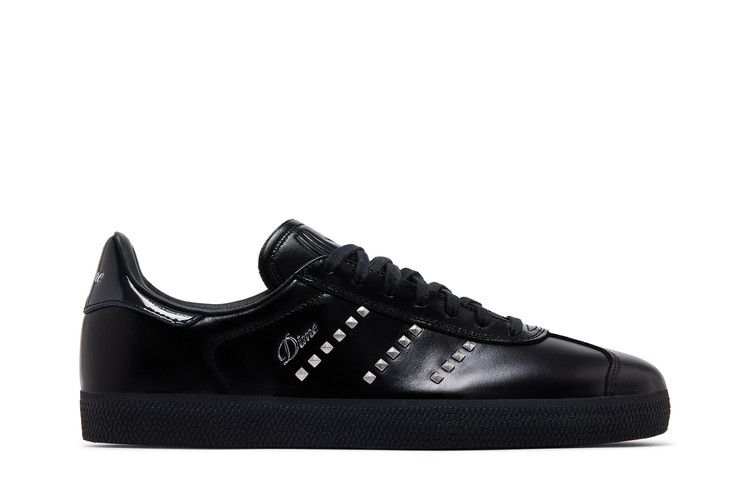 Dime x adidas Gazelle ADV 'Black Silver Metallic Studs' — Core Black/Silver Metallic/Carbon