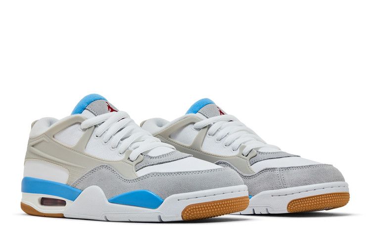 Air Jordan 4 RM 'University Blue' — White/Neutral Grey/University Blue