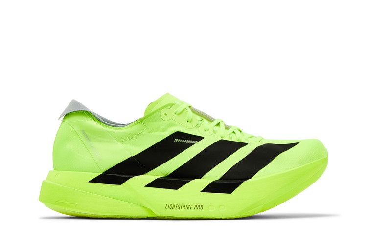 adidas Adizero Adios Pro 4 'Lucid Lemon Black' — Lucid Lemon/Core Black/Halo Silver