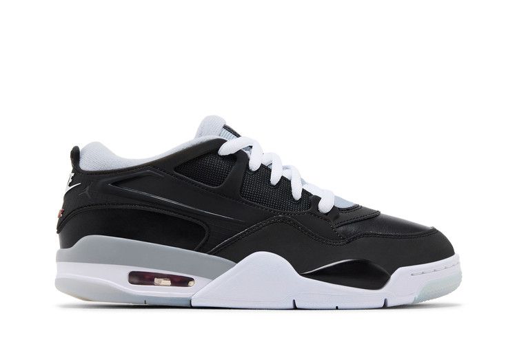 Air Jordan 4 RM GS 'Black Metallic' — Black/Wolf Grey/White/Fire Red