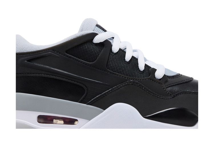 Air Jordan 4 RM GS 'Black Metallic' — Black/Wolf Grey/White/Fire Red