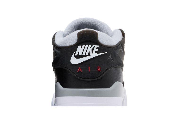 Air Jordan 4 RM GS 'Black Metallic' — Black/Wolf Grey/White/Fire Red