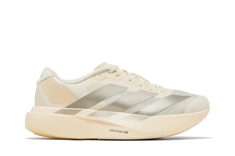 adidas Wmns Adizero Evo SL 'Wonder White' — Wonder White/Cyber Metallic/Warm Vanilla