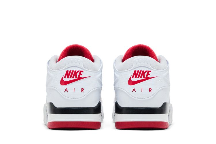 Air Jordan 4 RM 'White Fire Red' — White/Varsity Red/Black/Neutral Grey