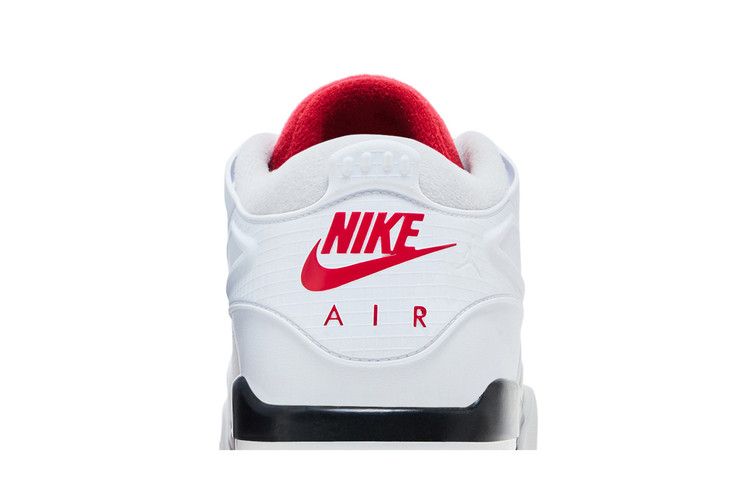 Air Jordan 4 RM 'White Fire Red' — White/Varsity Red/Black/Neutral Grey