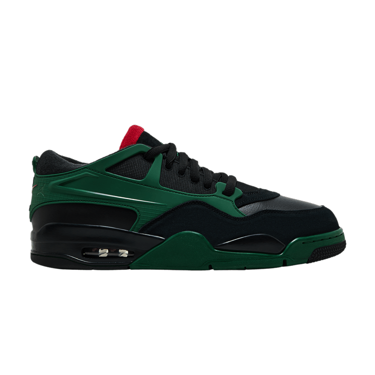 Air Jordan 4 RM 'Black Gorge Green' — Black/Gorge Green/University Red