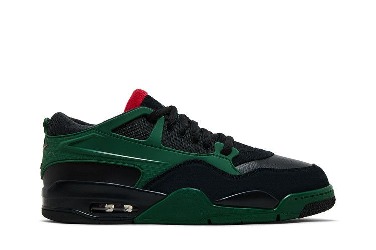 Air Jordan 4 RM 'Black Gorge Green' — Black/Gorge Green/University Red