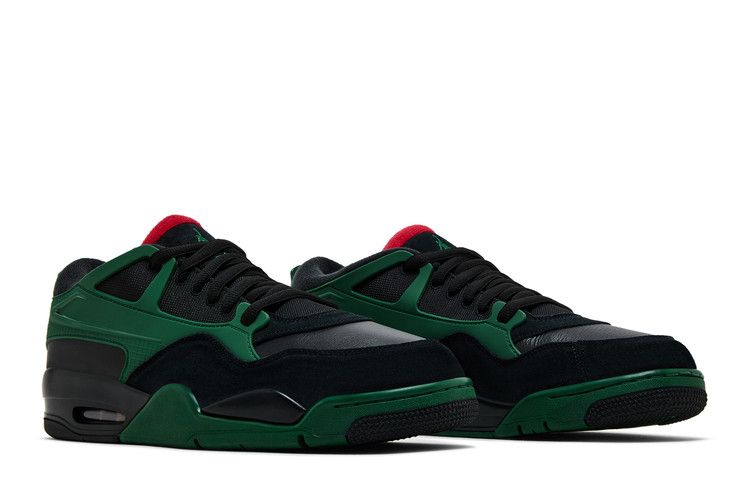 Air Jordan 4 RM 'Black Gorge Green' — Black/Gorge Green/University Red