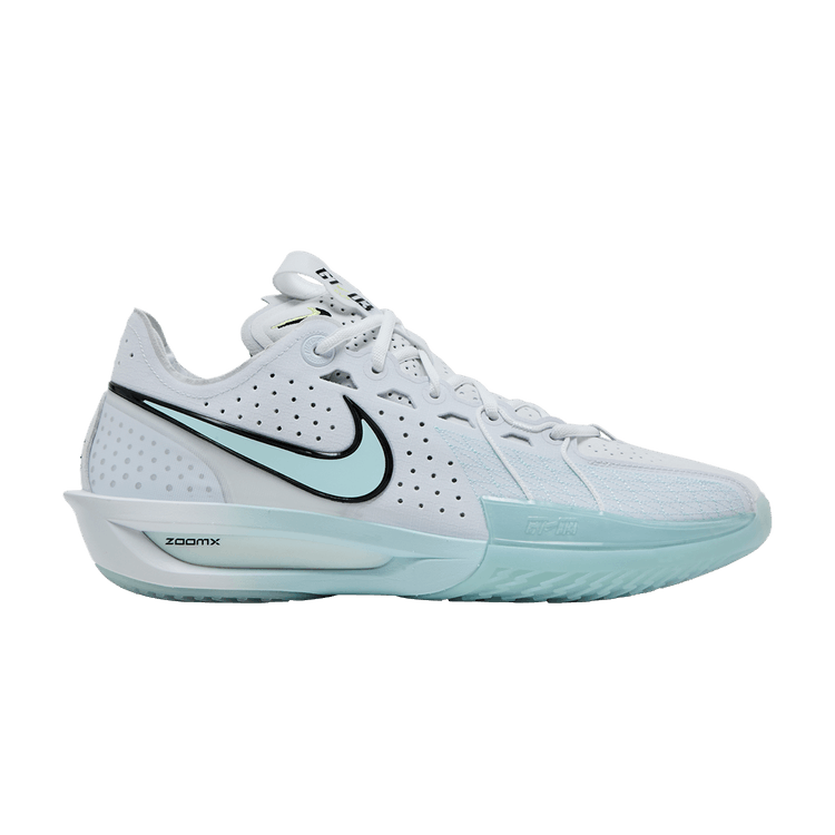 Nike Air Zoom GT Cut 3 'Glacier Blue' — White/Glacier Blue/Metallic Silver/Light Lemon Twist/Black