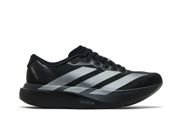 adidas Wmns Adizero Evo SL 'Black Iron Metallic' — Core Black/Iron Metallic/Core Black