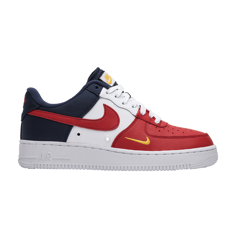 Nike Air Force 1 Low '07 LV8 '4th of July' — Obsidian/White-University Red