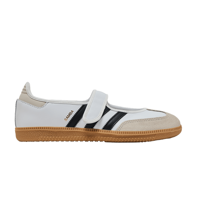 adidas Wmns Samba Jane 'White Black Gum' — Footwear White/Alumina/Core Black