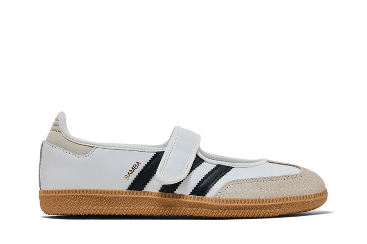adidas Wmns Samba Jane 'White Black Gum' — Footwear White/Alumina/Core Black