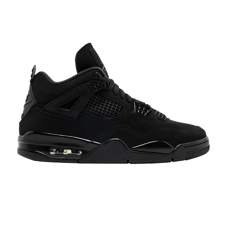 Air Jordan 4 Retro 'Black Cat' 2025 — Black/Black/Light Graphite