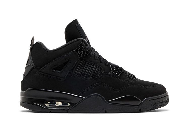Air Jordan 4 Retro 'Black Cat' 2025 — Black/Black/Light Graphite