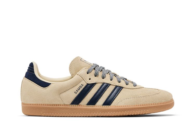 adidas Samba OG 'Warm Vanilla Night Indigo' — Night Indigo/Bold Gold/Warm Vanilla