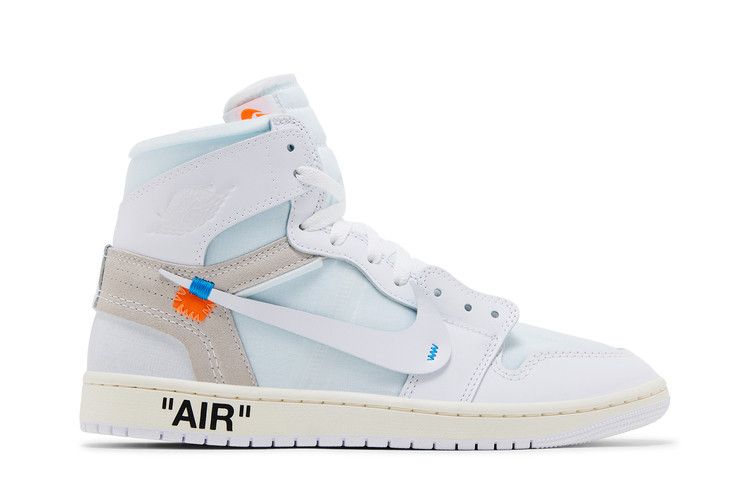 Virgil Abloh Archive x Air Jordan 1 Retro High OG 'Alaska' — White/White