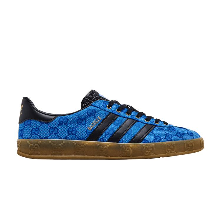 adidas x Gucci Gazelle 'Blue GG Monogram' — Blue/Core Black/Blue