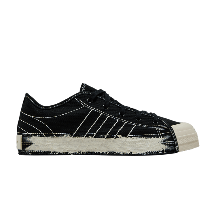Adidas Y-3 Nizza Low 'Black Talc' — Black/Black/Talc