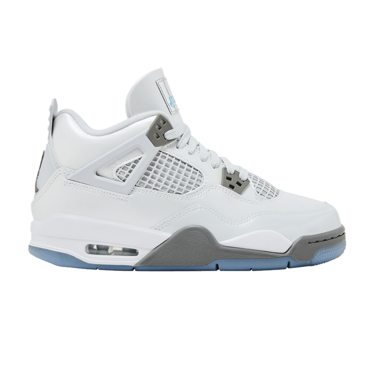 Air Jordan 4 Retro GS 'Photon Dust Blue Chill' — Photon Dust/Blue Chill/Flat Pewter/White/Blue Tint