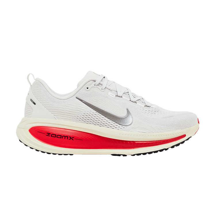 Nike Vomero 18 'Platinum Tint Siren Red' — Platinum Tint/Siren Red/Light Smoke Grey/Metallic Pewter
