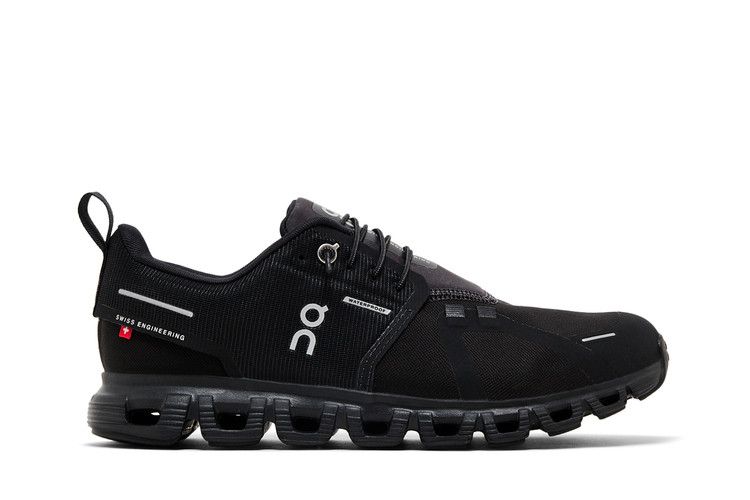 ON Wmns Cloud 6 Waterproof 'Triple Black' — Black/Black