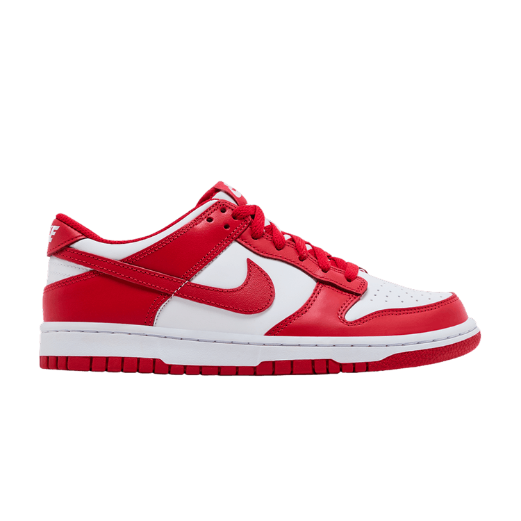 Nike Dunk Low GS 'St. John's' — White/White/University Red