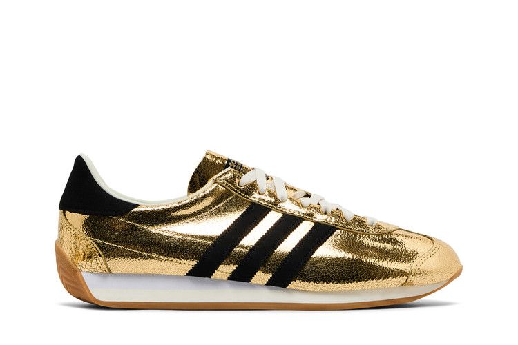 adidas Wmns Country OG 'Gold Metallic Black' — Gold Metallic/Core Black/Off White