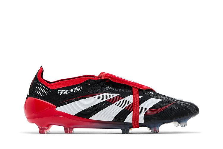 adidas Predator 24 Elite Foldover Tongue BWR FG 'Moments Pack' — Core Black/Cloud White/Vivid Red