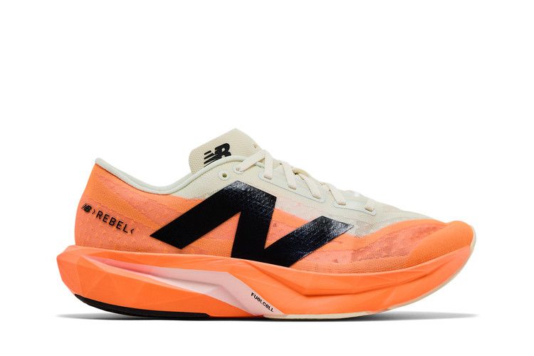 New Balance FuelCell Rebel v4 'Hot Mango' — Hot Mango/Angora/Black