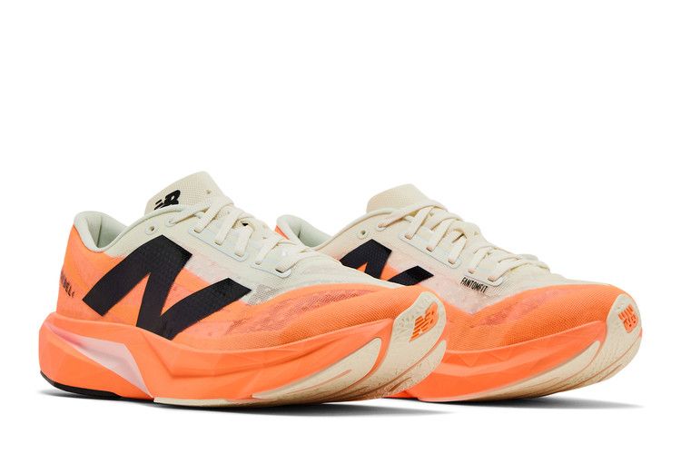New Balance FuelCell Rebel v4 'Hot Mango' — Hot Mango/Angora/Black