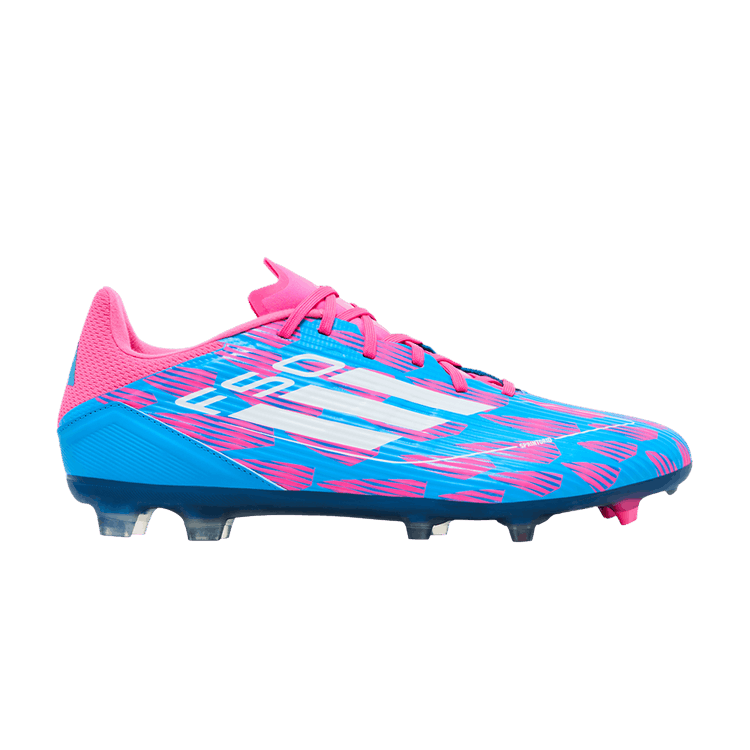 adidas Adizero F50 League FG MG 'Reemergence Pack' — Solar Blue/Cloud White/Solar Pink