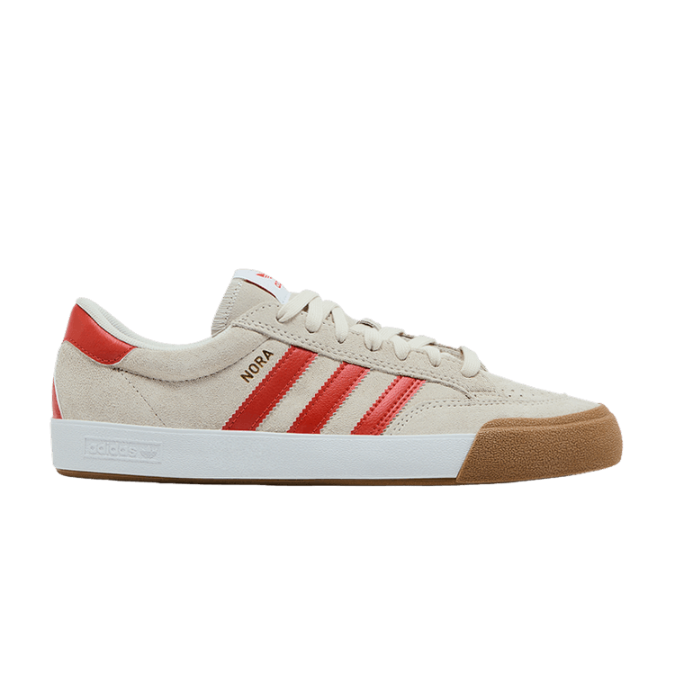 adidas Nora 'Wonder White Orange Gum' — Wonder White/Orange/Gum