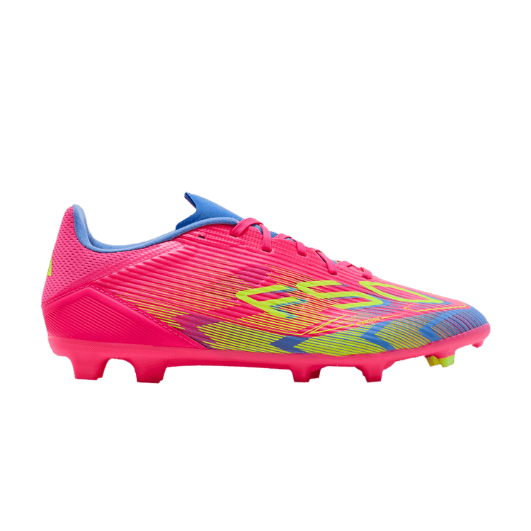 adidas Adizero F50 League FG MG 'Mystic Victory Pack' — Lucid Pink/Lucid Lemon/Blue Fusion