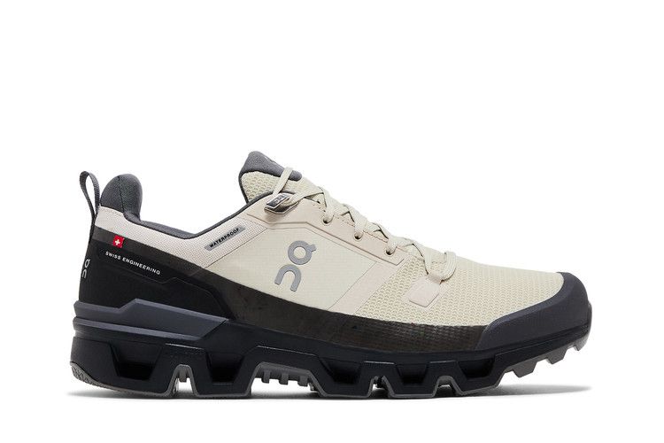ON Cloudwander Waterproof 'Sand Black' — Sand/Black