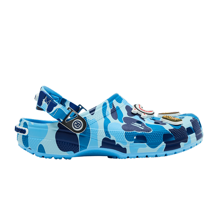 BAPE x Crocs Classic Clog 'ABC Camo - Blue' — Blue