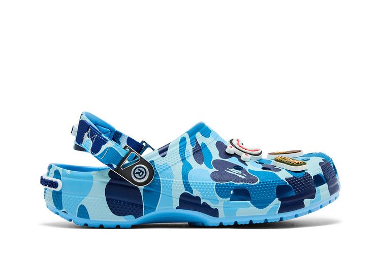 BAPE x Crocs Classic Clog 'ABC Camo - Blue' — Blue