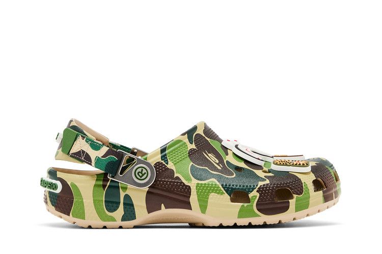 BAPE x Crocs Classic Clog 'ABC Camo - Green' — Green