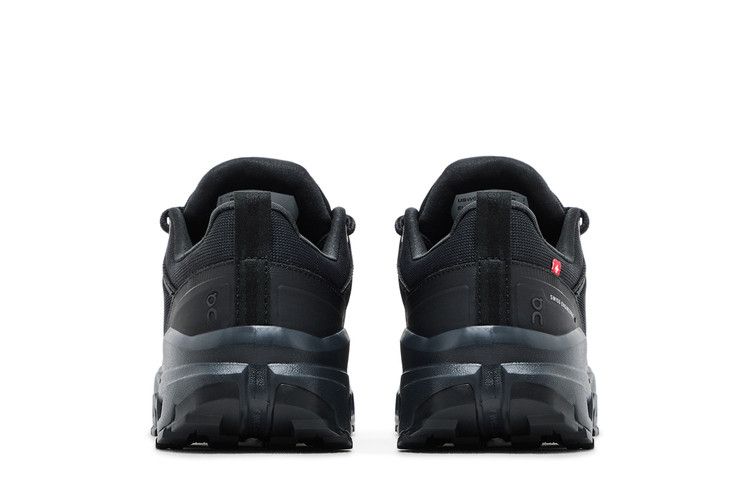 ON Wmns Cloudrock Low Waterproof 'Triple Black' — Black/Black