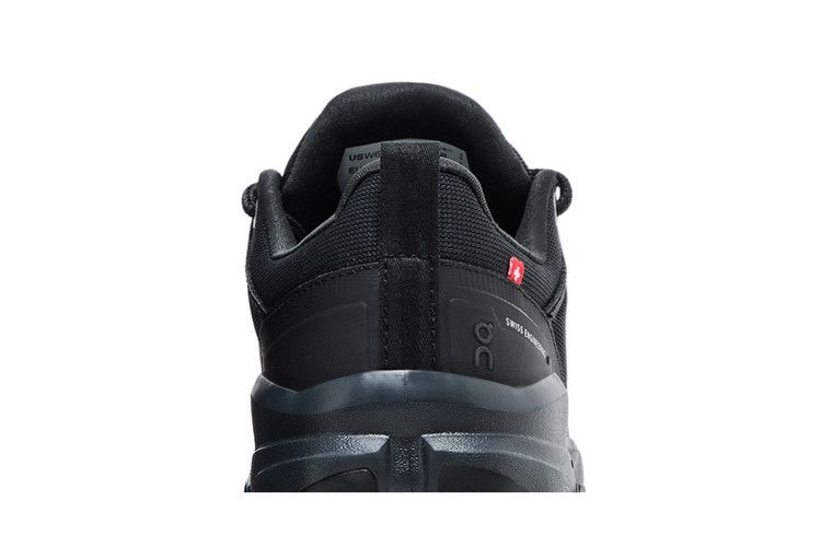 ON Wmns Cloudrock Low Waterproof 'Triple Black' — Black/Black