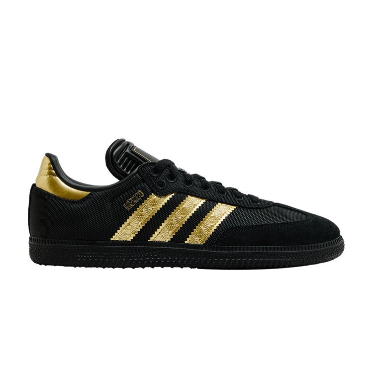 adidas Samba OG '2025 Mexico Kit' — Core Black/Gold Metallic/Gold Metallic